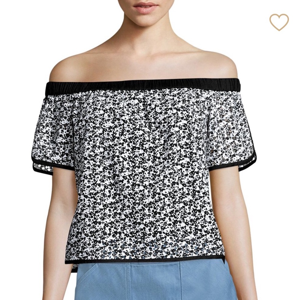 Rag & Bone Flavia Off-The-Shoulder Cotton Top